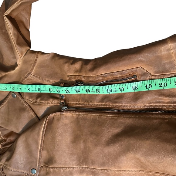 ❄️ Max Studio Moto Faux leather jacket XS - Picture 12 of 12